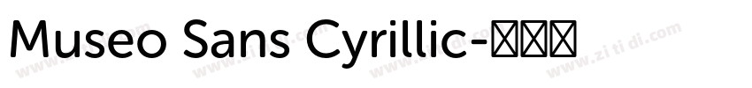 Museo Sans Cyrillic字体转换